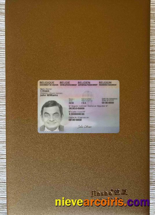 Belgium residence card, 2021-present photolook